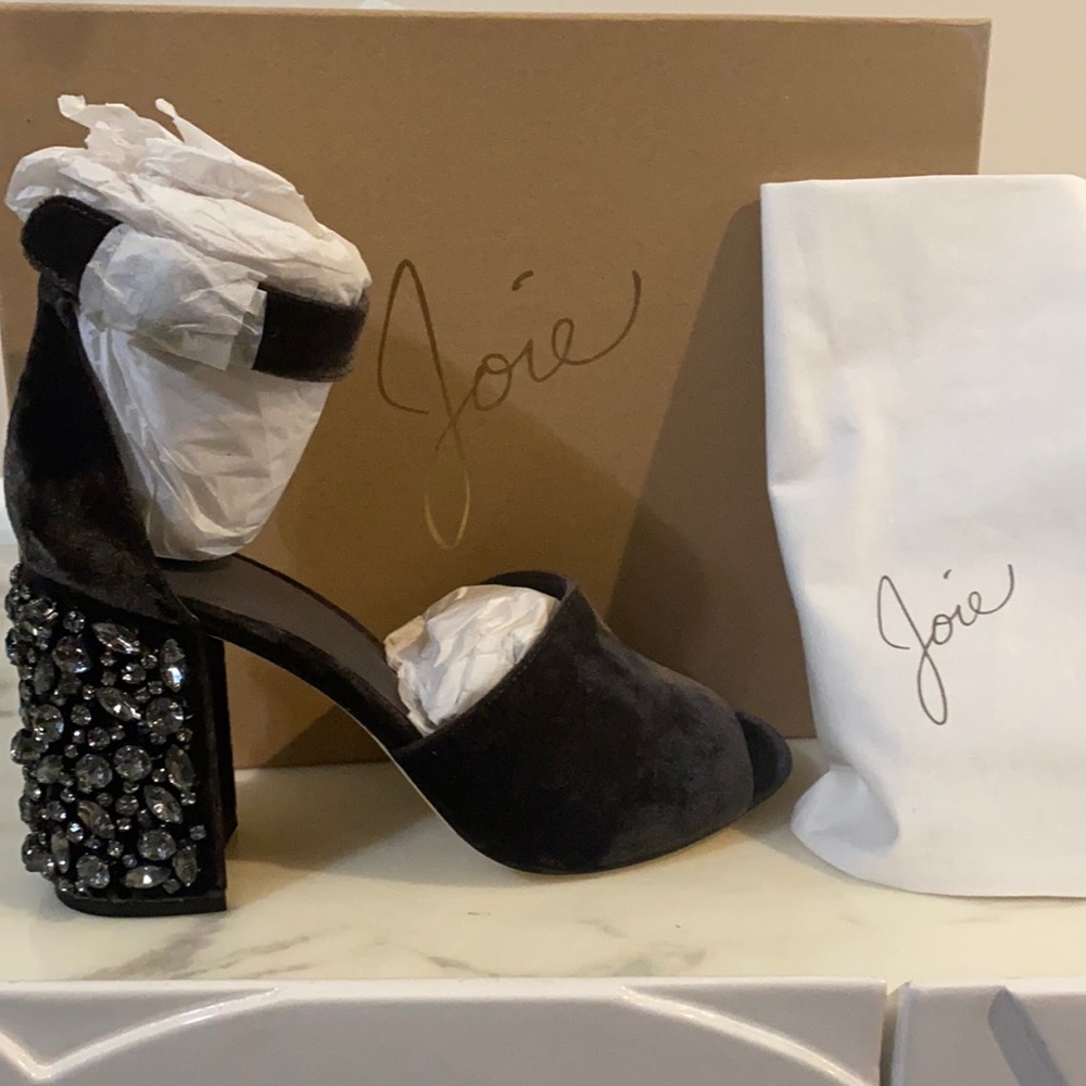 Joie Velvet Heeled Sandal